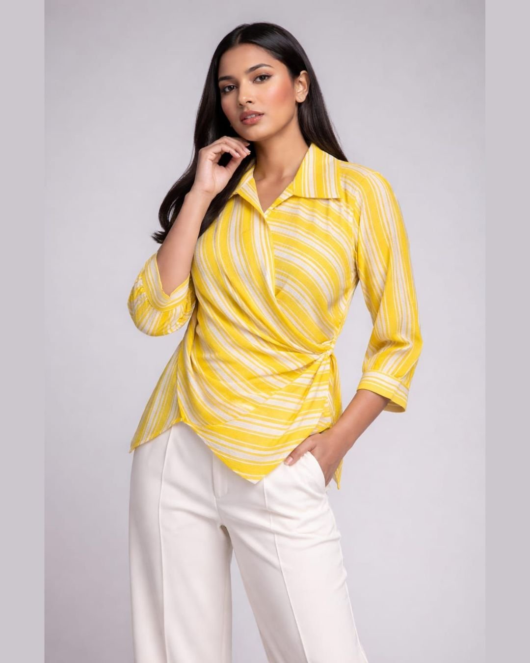 Fuschia Casual Chic Top #624