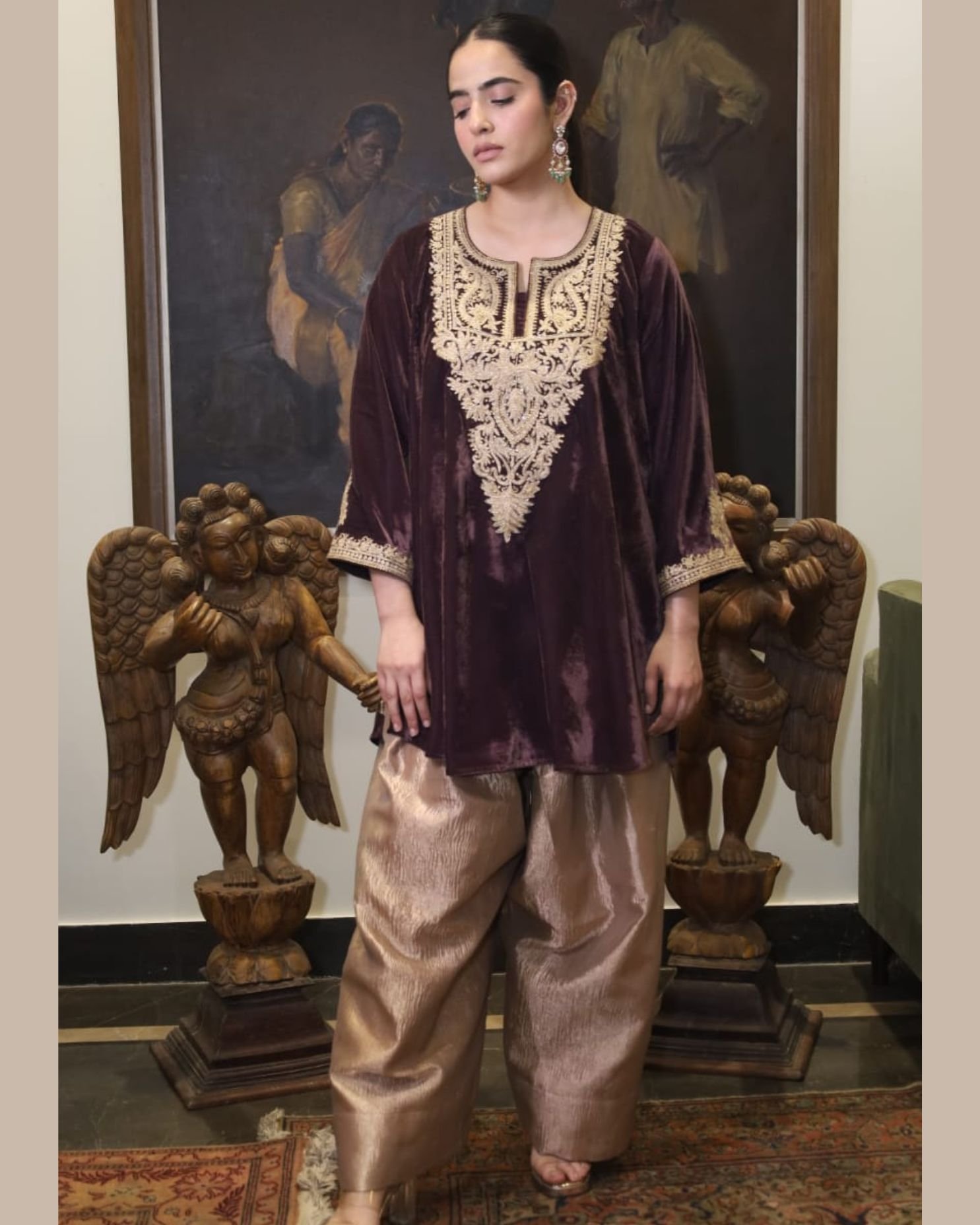 Royal Plum Velvet Suit